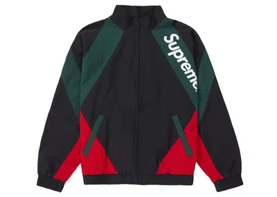Pre-owned Supreme Men's  Paneled Track Jacket In Black