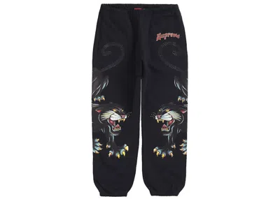 Pre-owned Supreme Men's  Panther Sweatpant In Black