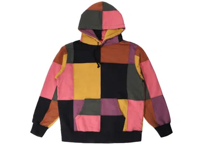 Pre-owned Supreme Men's  Patchwork Hoodie In Black