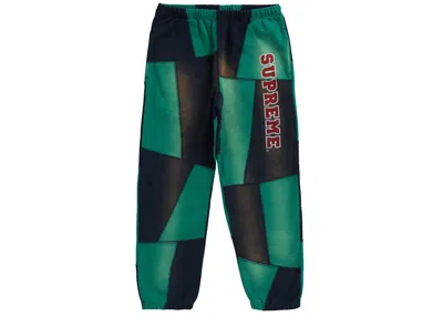Pre-owned Supreme Men's  Patchwork Sweatpant (fw20) In Navy Blue