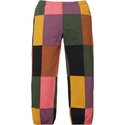 Pre-owned Supreme Men's  Patchwork Sweatpant In Black