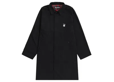 Pre-owned Supreme Men's  Pil Trench Coat In Black