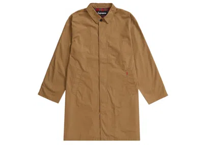 Pre-owned Supreme Men's  Pil Trench Coat In Tan