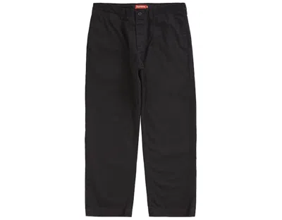 Pre-owned Supreme Men's  Pin Up Chino Pant (ss21) In Black