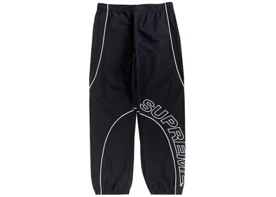Pre-owned Supreme Men's  Piping Track Pant (fw20) In Black