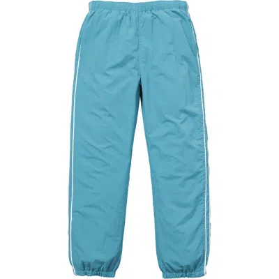Pre-owned Supreme Men's  Piping Track Pant In Teal