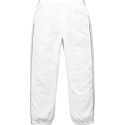 Pre-owned Supreme Men's  Piping Track Pant In White