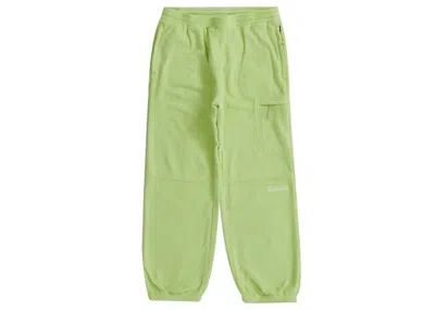 Pre-owned Supreme Men's  Polartec Pant (fw22) In Lime