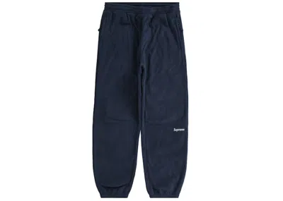 Pre-owned Supreme Men's  Polartec Pant (fw23) In Navy Blue