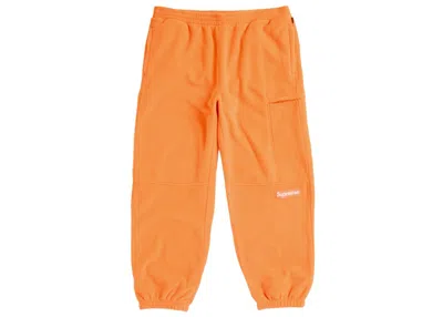 Pre-owned Supreme Men's  Polartec Pant (fw24) In Orange