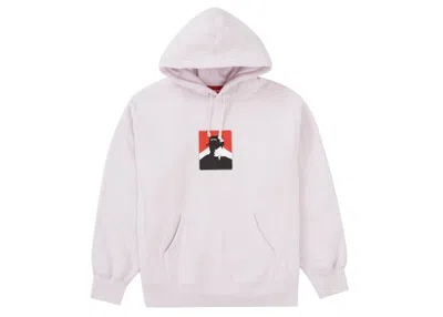 Pre-owned Supreme Men's  Portrait Hooded Sweatshirt (fw20) In Light Purple