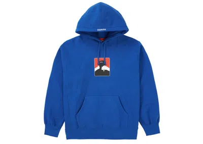 Pre-owned Supreme Men's  Portrait Hooded Sweatshirt (fw20) In Royal In Blue