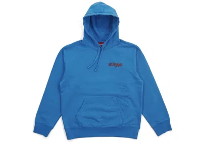 Pre-owned Supreme Men's  Portrait Hooded Sweatshirt In Bright Royal