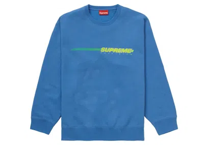 Pre-owned Supreme Men's  Precision Crewneck Sweatshirt In Pale Royal