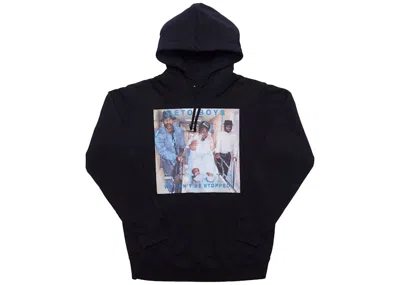 Pre-owned Supreme Men's  Rap A Lot Records Geto Boys Hooded Sweatshirt In Black