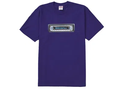 Pre-owned Supreme Men's  Receiver Tee Shirt In Purple