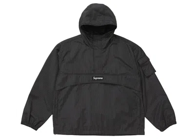 Pre-owned Supreme Men's  Reflective Ripstop Anorak In Jacket Black