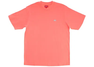 Pre-owned Supreme Men's  Reflective Small Box Tee Shirt In Fluorescent Pink