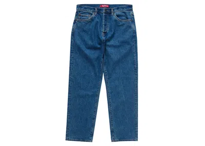 Pre-owned Supreme Men's  Regular Jean (fw24) In Washed Indigo
