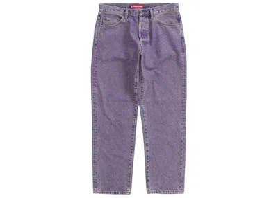 Pre-owned Supreme Men's  Regular Jean In Lavender