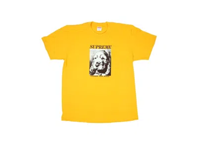 Pre-owned Supreme Men's  Remember Tee Shirt In Bright Orange