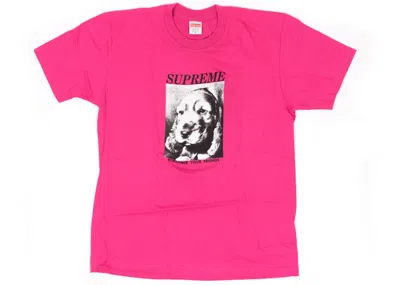 Pre-owned Supreme Men's  Remember Tee Shirt In Dark Pink