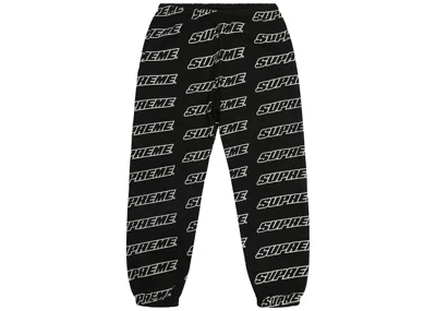 Pre-owned Supreme Men's  Repeat Sweatpant In Black
