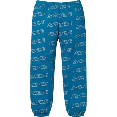Pre-owned Supreme Men's  Repeat Sweatpant In Dark Aqua
