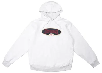 Pre-owned Supreme Men's  Reverse Fleece Hooded Sweatshirt (ss18) In Ash Grey