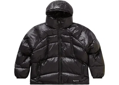 Pre-owned Supreme Men's  Reversible Featherweight Down Puffer Jacket In Black