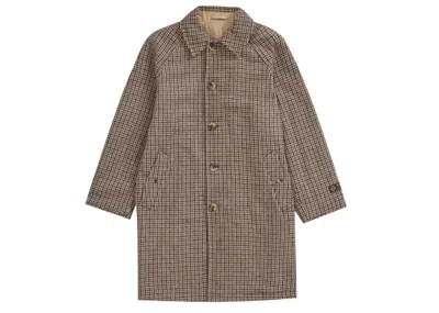 Pre-owned Supreme Men's  Reversible Houndstooth Overcoat In Tan