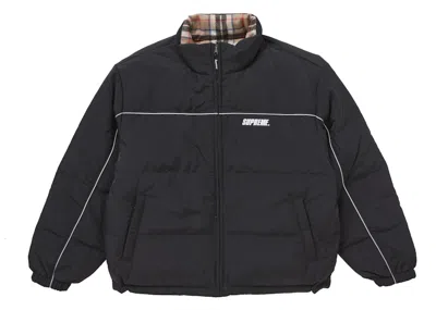 Pre-owned Supreme Men's  Reversible Puffer Jacket In Black