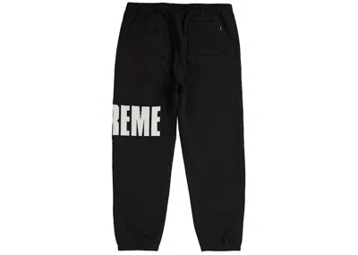 Pre-owned Supreme Men's  Rib Sweatpant In Black