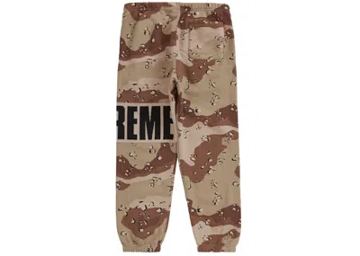 Pre-owned Supreme Men's  Rib Sweatpant In Chocolate Chip Camo