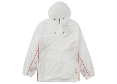 Pre-owned Supreme Men's  Ripstop Hooded Windshell In White