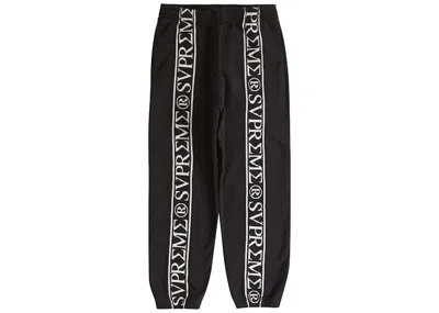 Pre-owned Supreme Men's  Roman Sweatpant In Black
