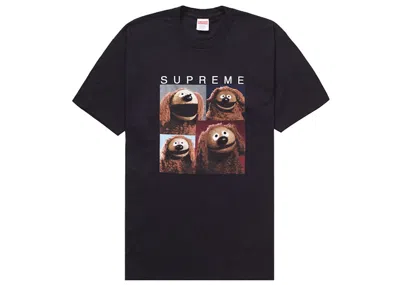 Pre-owned Supreme Men's  Rowlf Tee Shirt In Black