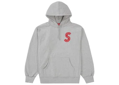 Pre-owned Supreme Men's  S Logo Hooded Sweatshirt (fw20) In Heather Grey