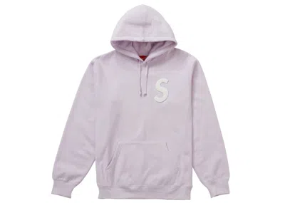 Pre-owned Supreme Men's  S Logo Hooded Sweatshirt (ss20) In Light Purple
