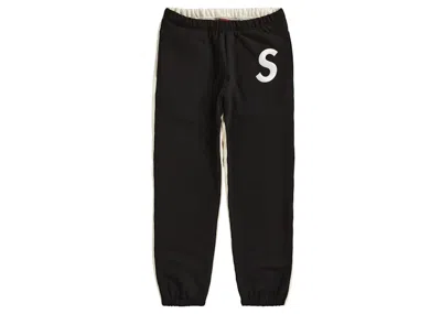 Pre-owned Supreme Men's  S Logo Split Sweatpant In Black