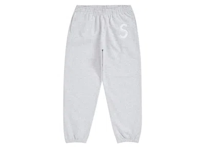 Pre-owned Supreme Men's  S Logo Sweatpant (fw24) In Ash Grey