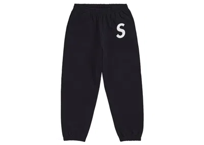 Pre-owned Supreme Men's  S Logo Sweatpant (fw24) In Black