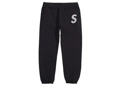 Pre-owned Supreme Men's  S Logo Sweatpant In Black