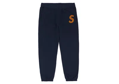 Pre-owned Supreme Men's  S Logo Sweatpant In Navy Blue