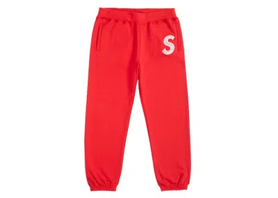 Pre-owned Supreme Men's  S Logo Sweatpant In Red