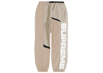 Pre-owned Supreme Men's  S Paneled Belted Track Pant In Dusty Pink