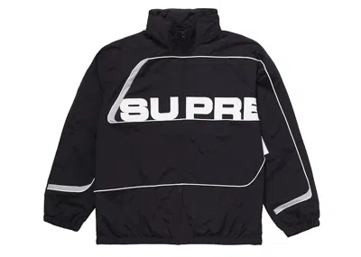 Pre-owned Supreme Men's  S Paneled Track Jacket In Black