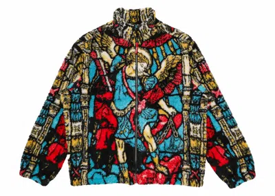Pre-owned Supreme Men's  Saint Michael Fleece Jacket In White