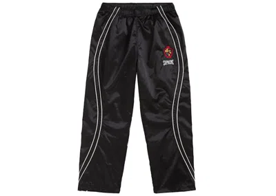 Pre-owned Supreme Men's  Satin Track Pant (ss25) In Black