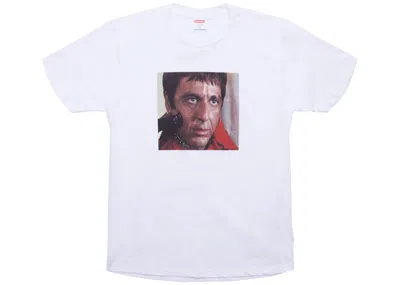Pre-owned Supreme Men's  Scarface Shower Tee Shirt In White